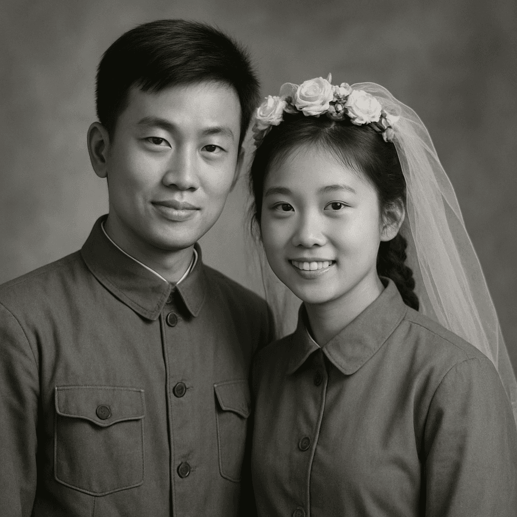 和奶奶的结婚照（1968 年）